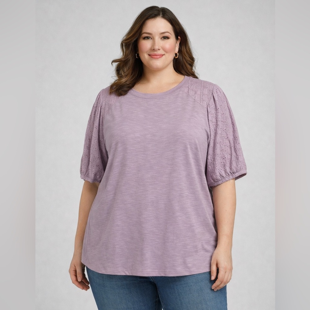 Lavender Como Vintage Women's Top